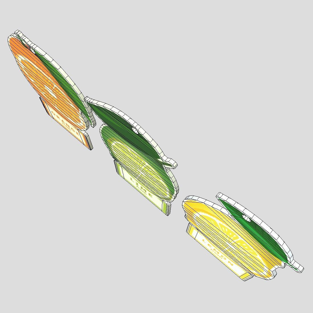 Air Freshener Pack Low-poly 3D model_7