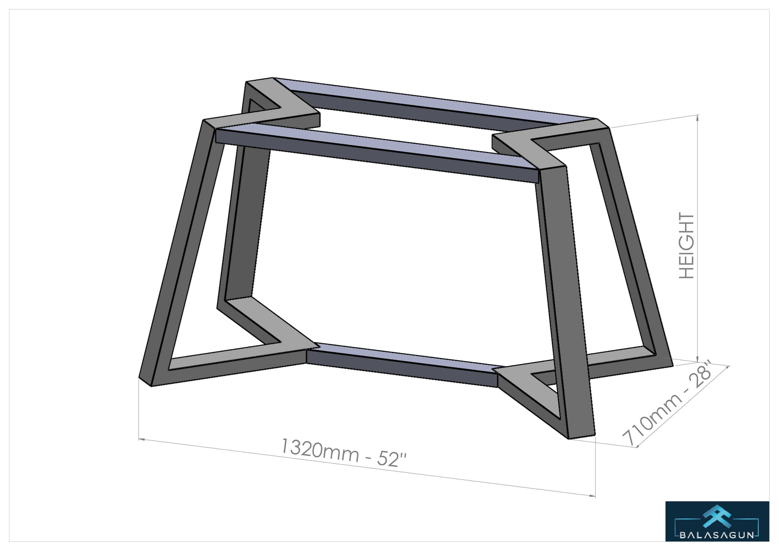DINNER TABLE - BALASAGUN GOKA DINNER TABLE Free 3D model_9