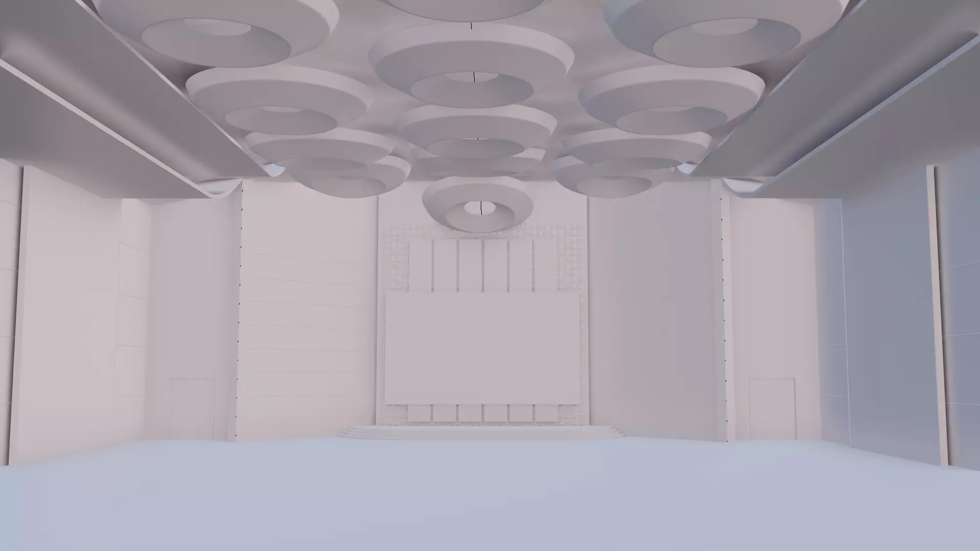 Conference hall 3D 3D model_0