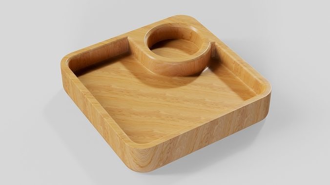 Square Tray STL models for CNC and 3D printing 3D print model