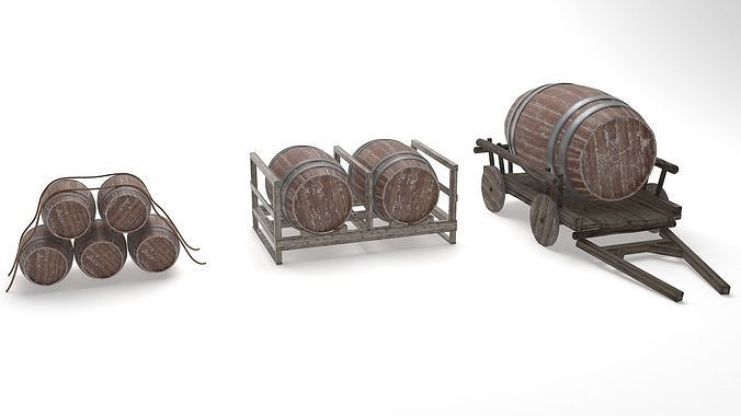 Barrel 01 3D model