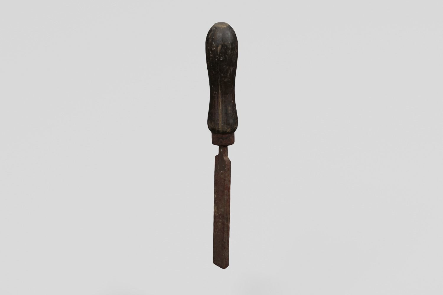 Rusty Tool Hand File 3D scan PBR 4K textures Low-poly 3D model_2