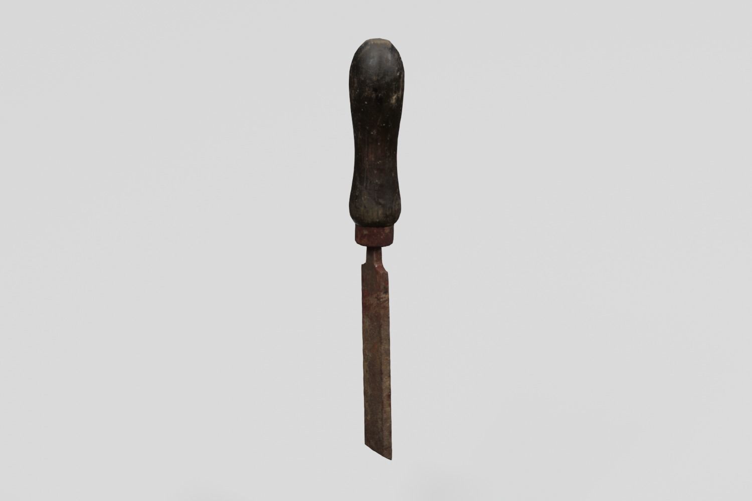 Rusty Tool Hand File 3D scan PBR 4K textures Low-poly 3D model_4