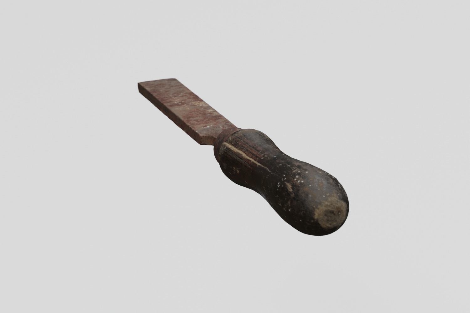 Rusty Tool Hand File 3D scan PBR 4K textures Low-poly 3D model_5