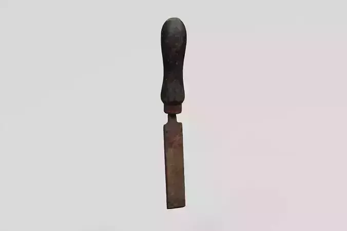 Rusty Tool Hand File 3D scan PBR 4K textures