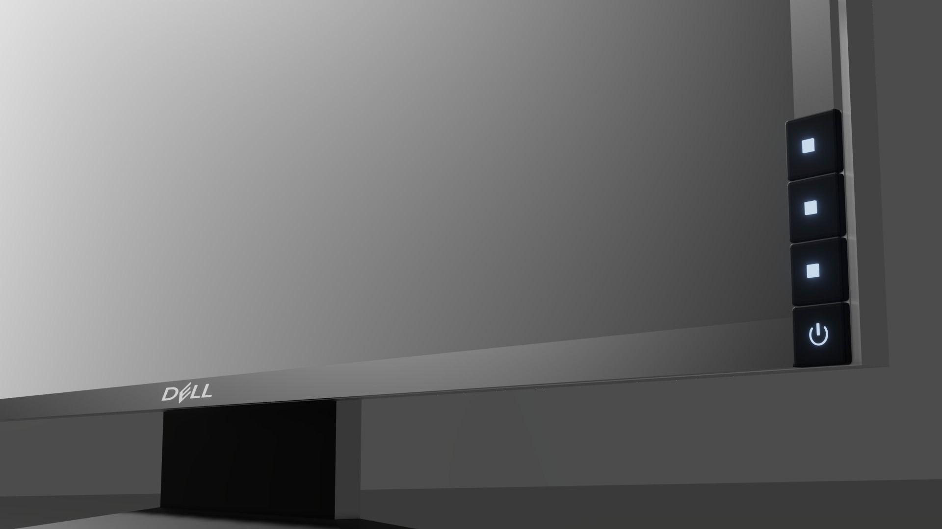 pc monitor 3D model_3