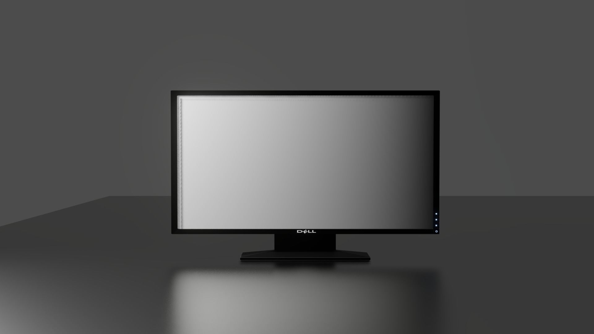 pc monitor 3D model_1