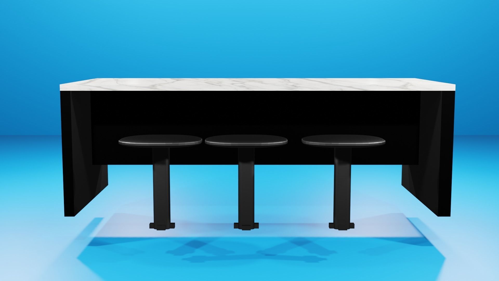 Kitchen Countertops 3D model_1