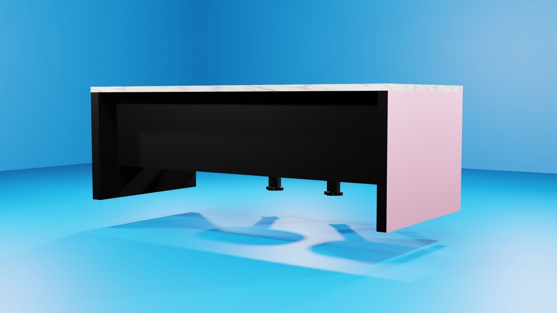 Kitchen Countertops 3D model_3