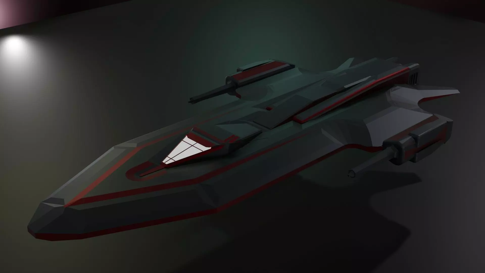 Starship star wars spaceship 3D model