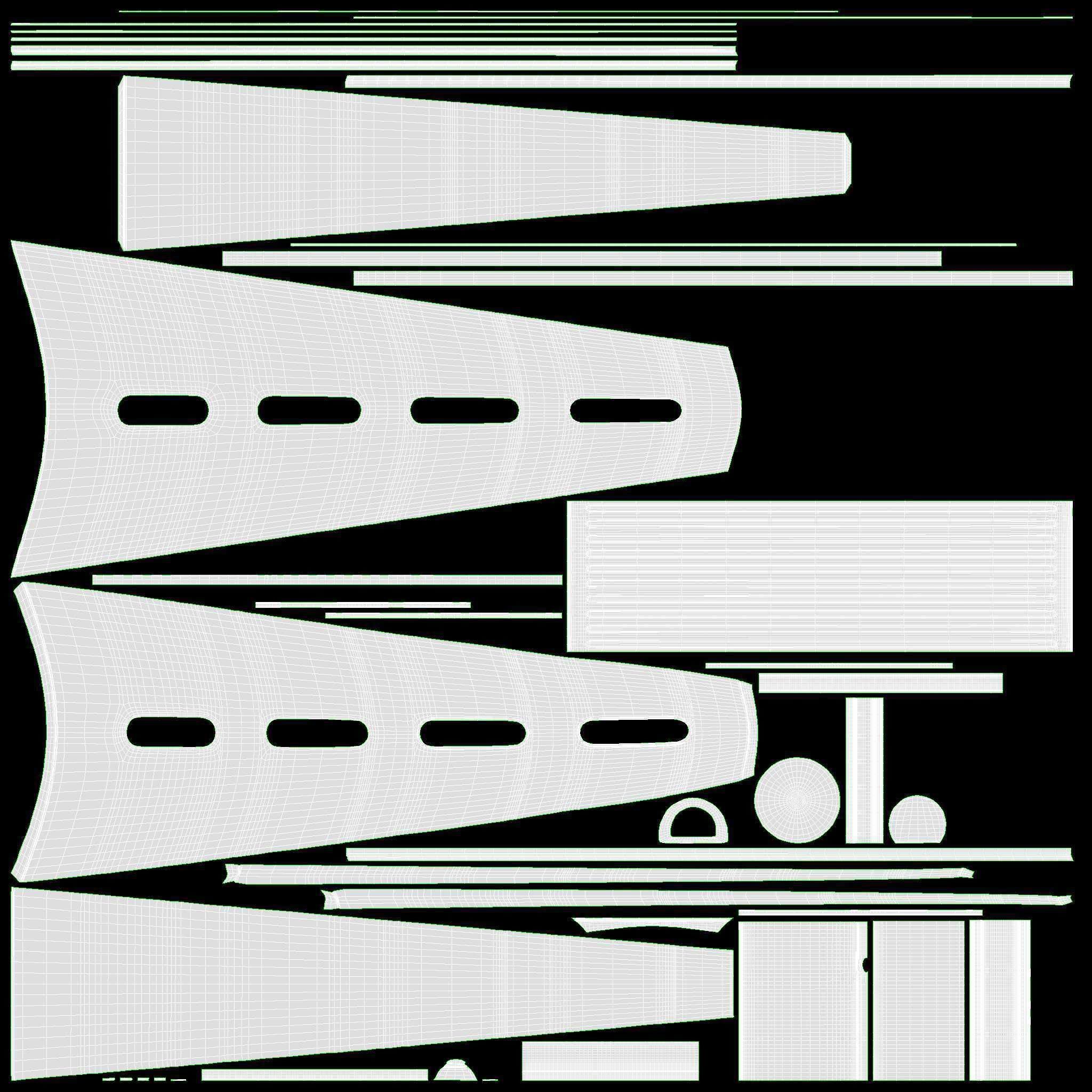 Harp 40-string 03 3D model_13