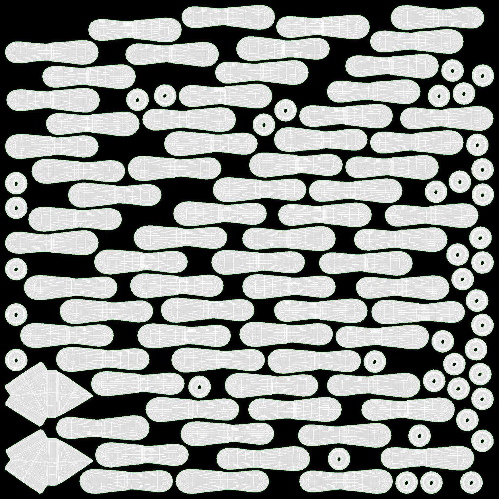 Harp 40-string 03 3D model_11