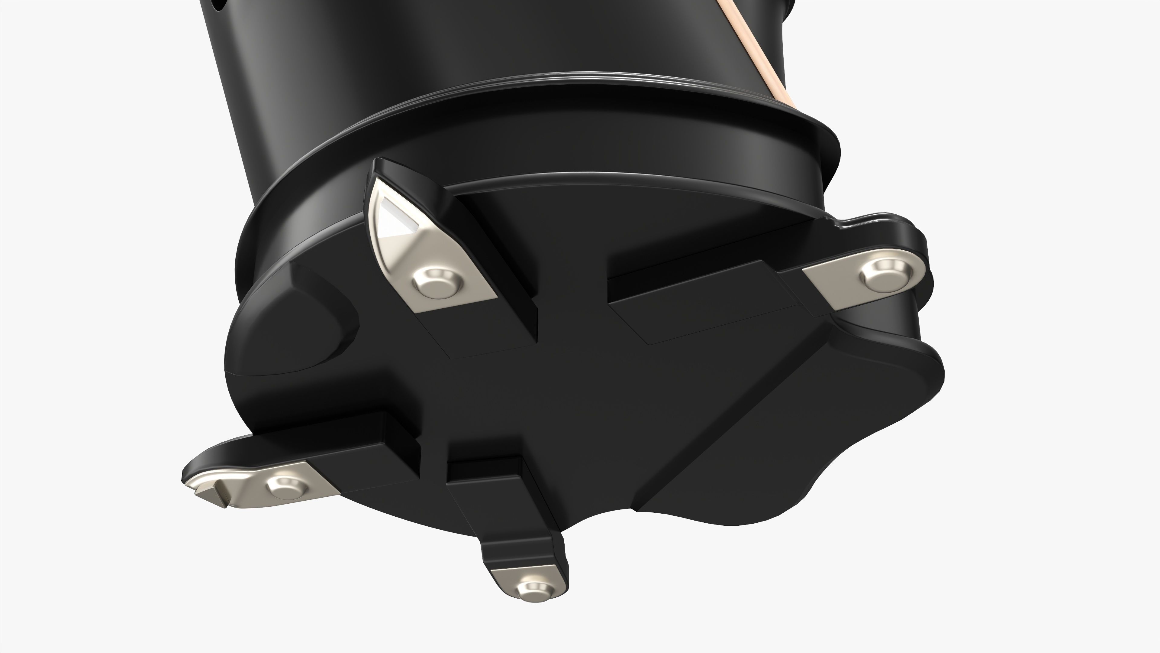 Harp 40-string 03 3D model_6