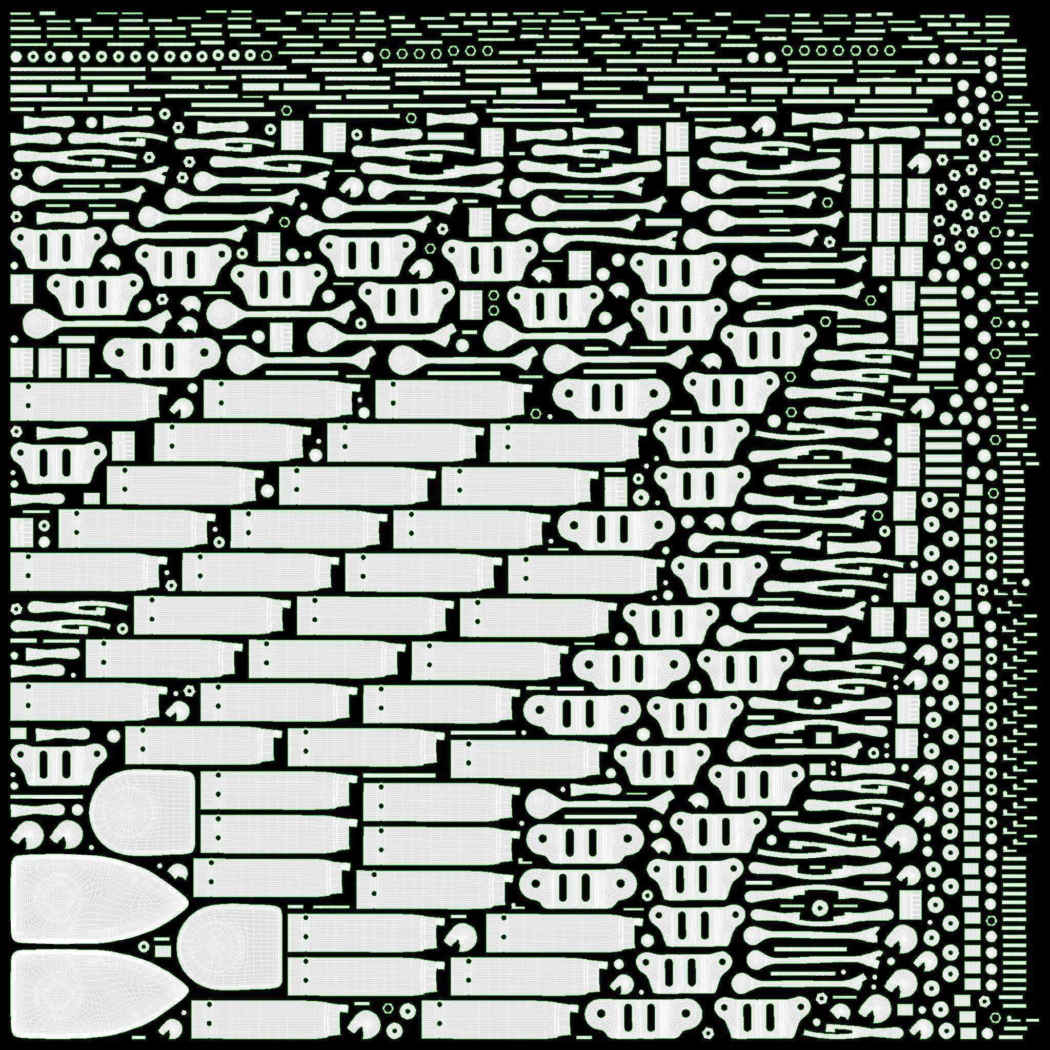 Harp 40-string 03 3D model_10