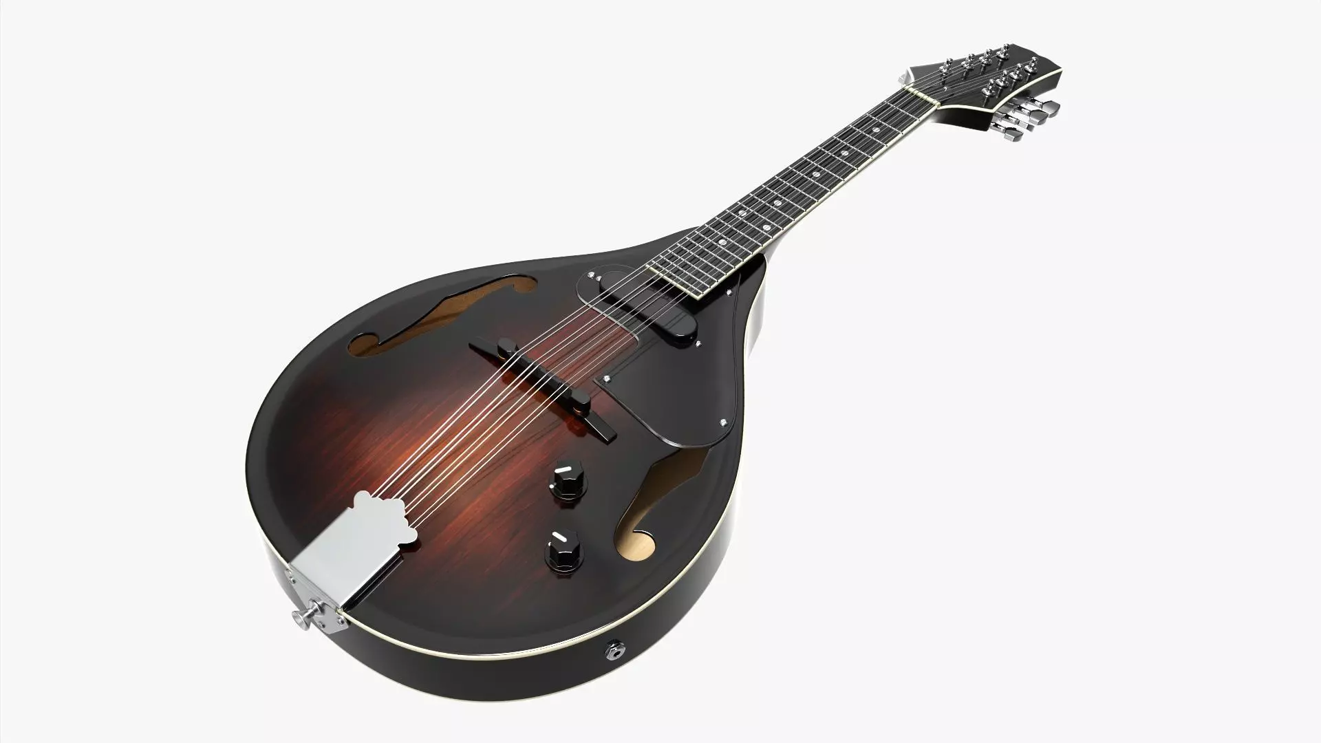 Mandolin string instrument 3D model