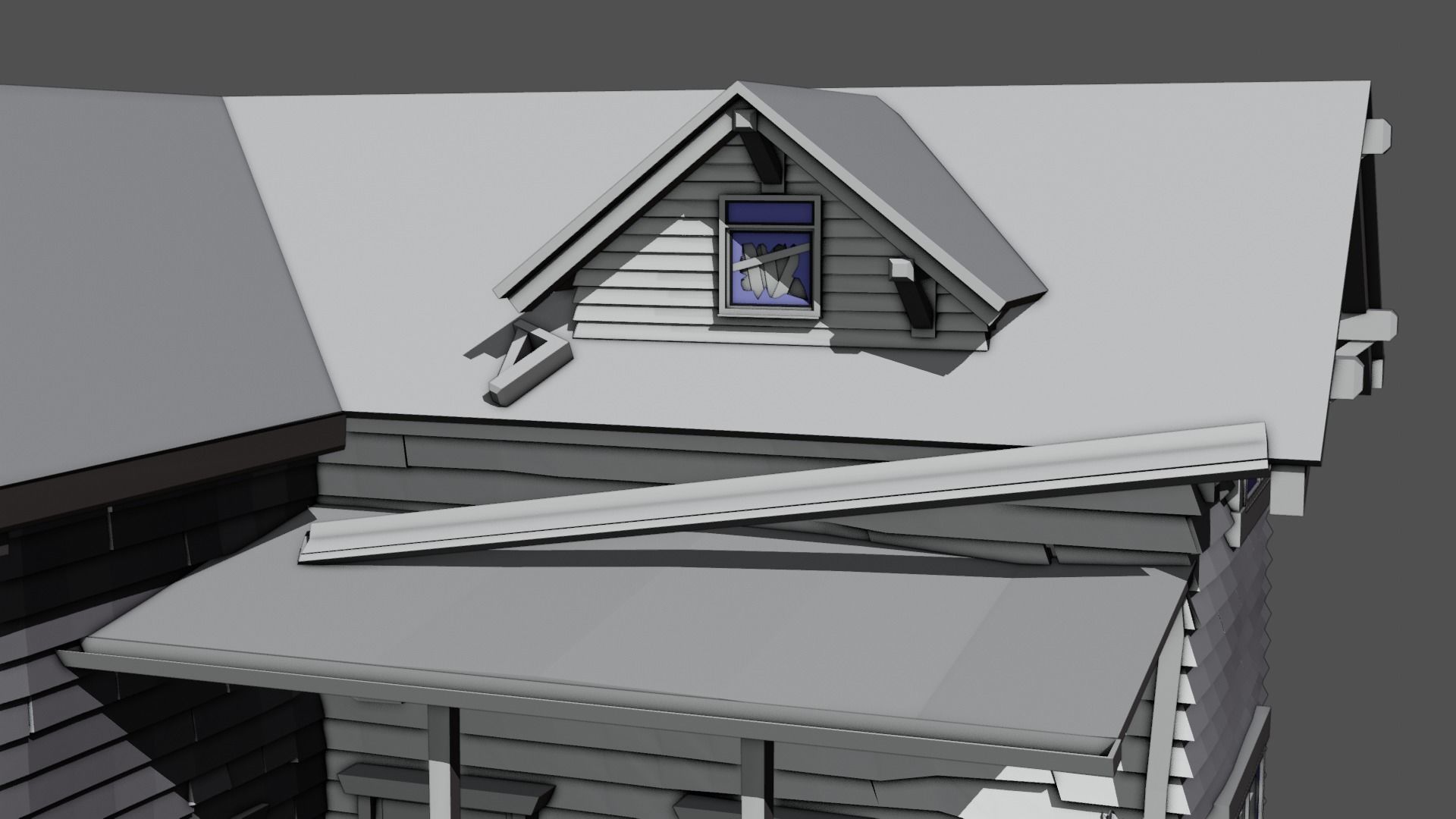 THE OLD HOUSE Free low-poly 3D model_20