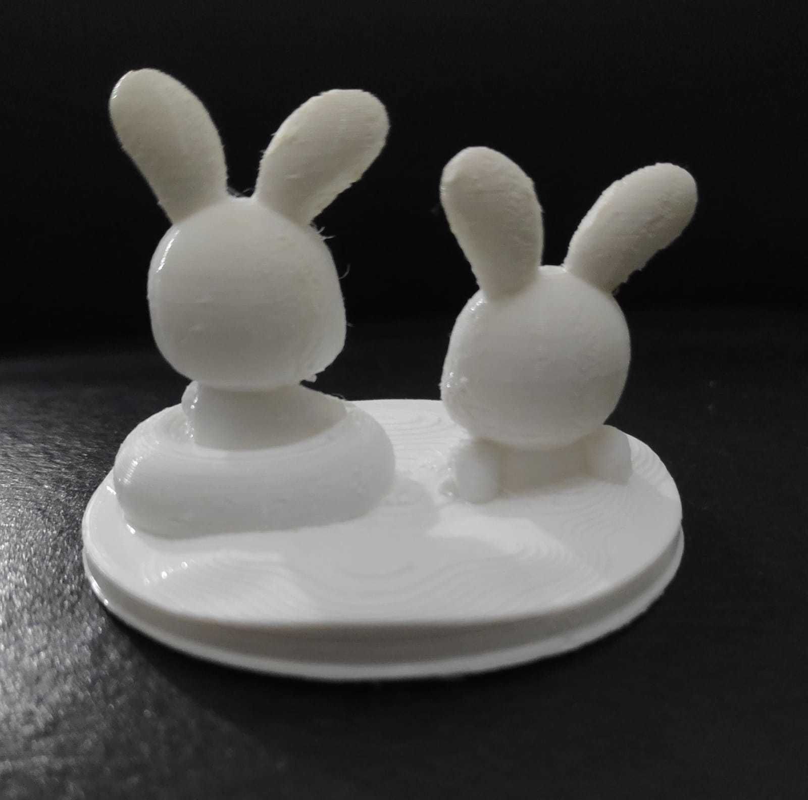Bunny Swimming 3D print model_7