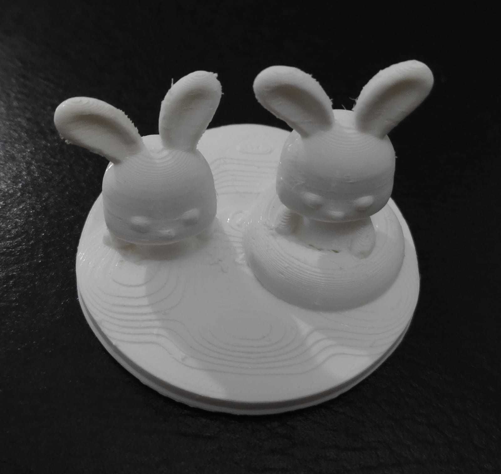 Bunny Swimming 3D print model_11