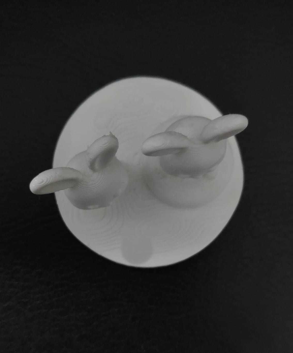 Bunny Swimming 3D print model_12