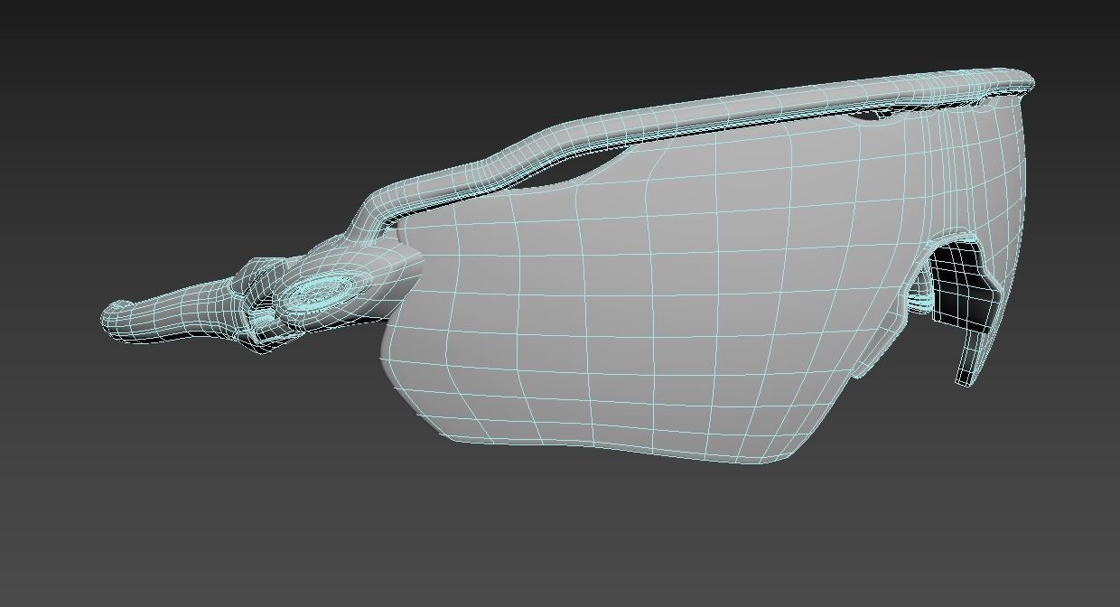 Oakley Radar EV Path sunglasses Low-poly 3D model_7