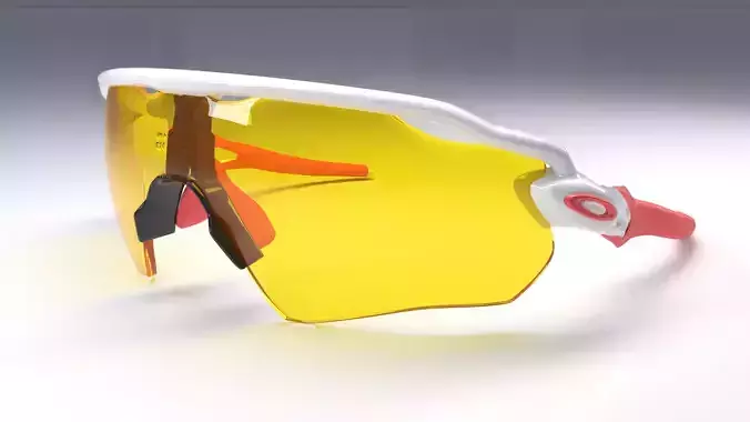 Oakley Radar EV Path sunglasses Low-poly 3D model
