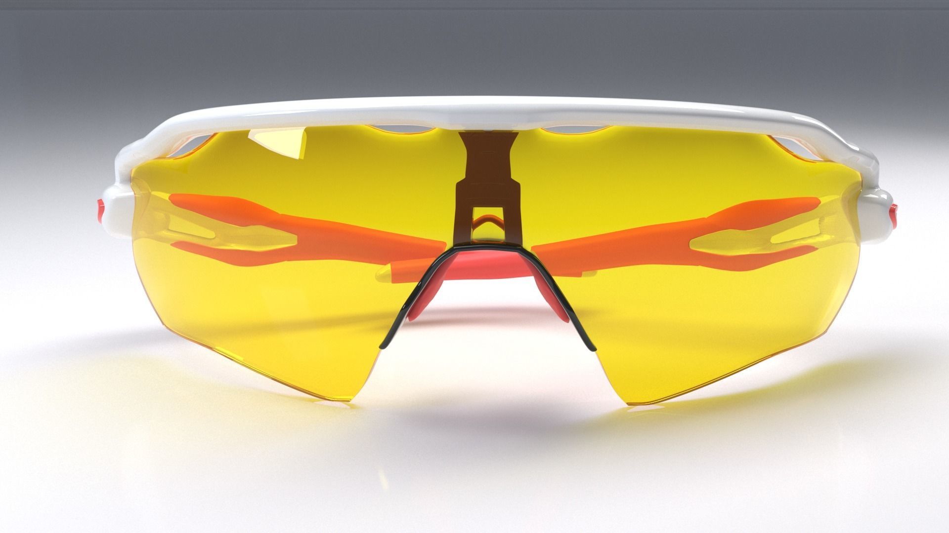 Oakley Radar EV Path sunglasses Low-poly 3D model_11
