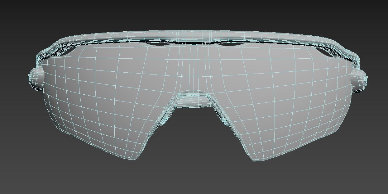 Oakley Radar EV Path sunglasses Low-poly 3D model_12