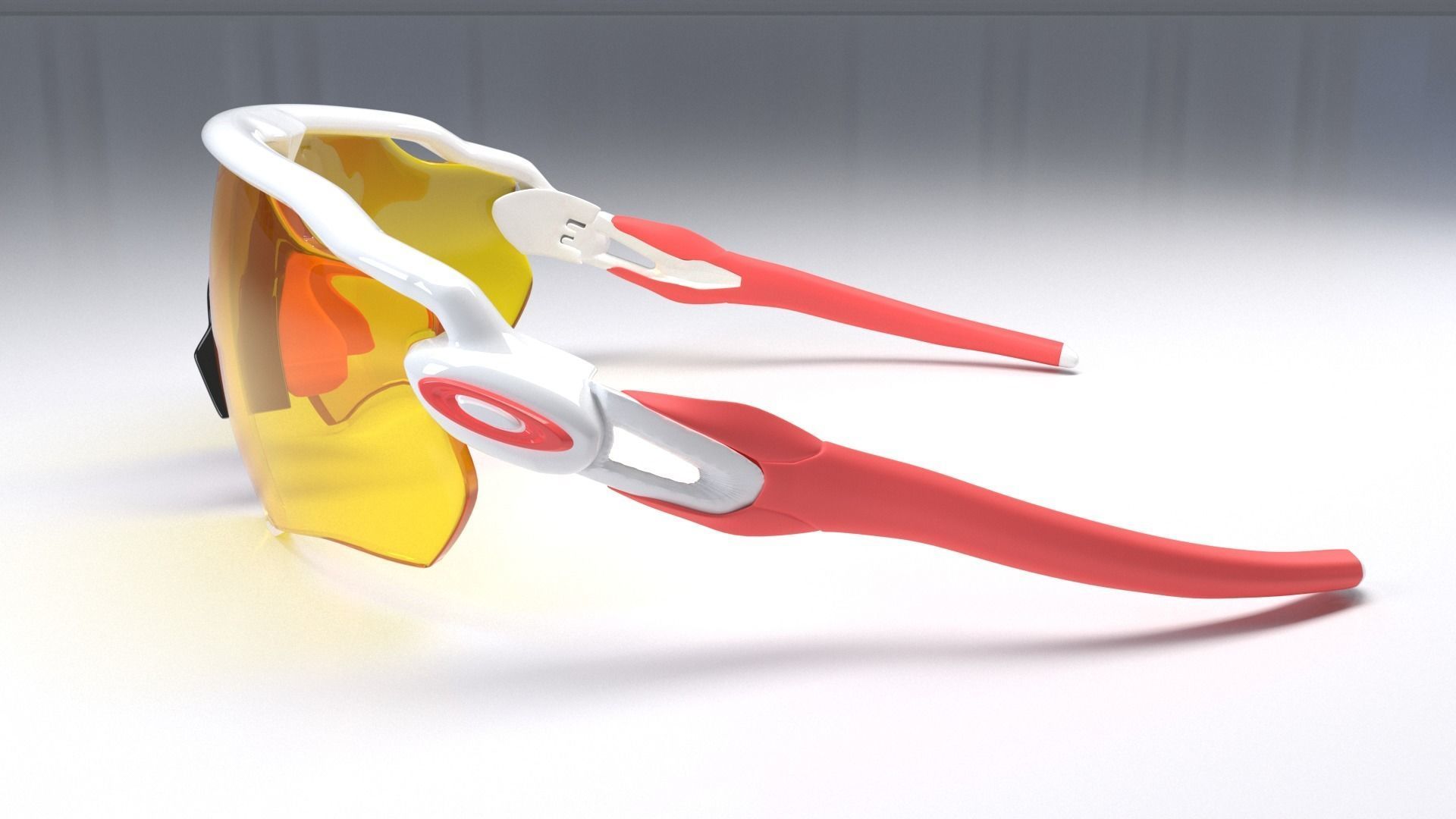 Oakley Radar EV Path sunglasses Low-poly 3D model_2