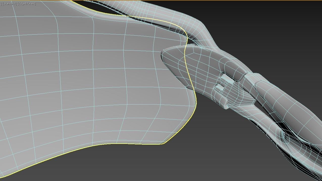 Oakley Radar EV Path sunglasses Low-poly 3D model_14