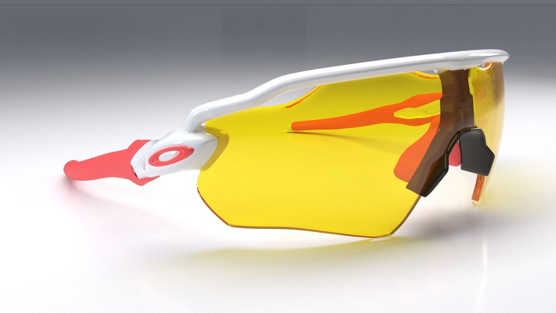 Oakley Radar EV Path sunglasses Low-poly 3D model_6
