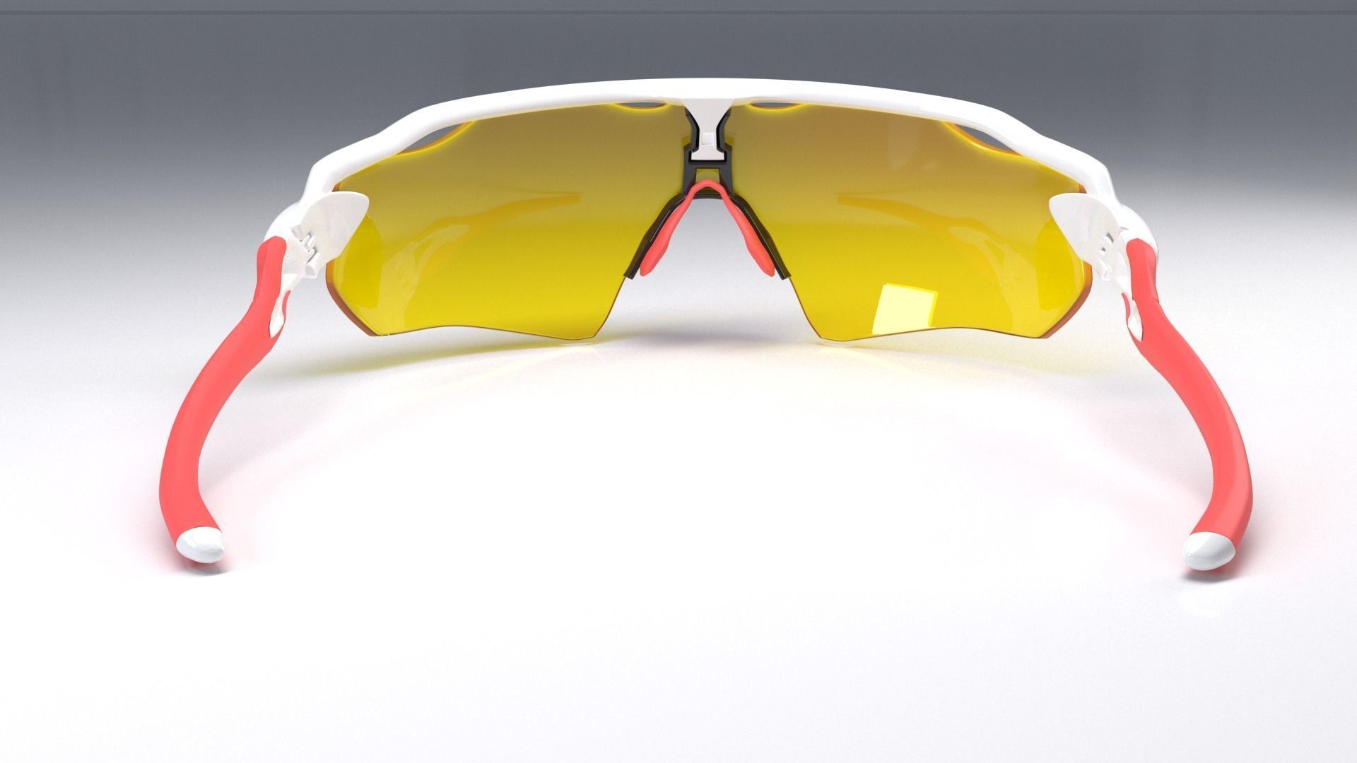Oakley Radar EV Path sunglasses Low-poly 3D model_8