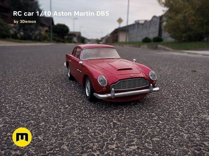 RC model Aston Martin DB5 3D print model 4
