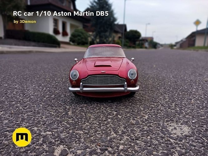 RC model Aston Martin DB5 3D print model 2