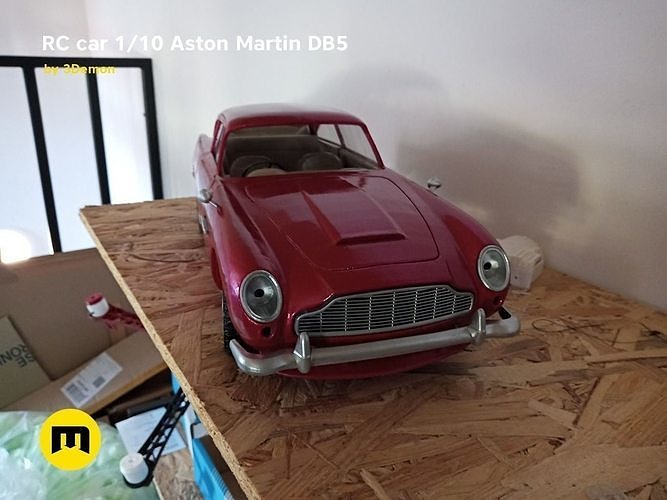 RC model Aston Martin DB5 3D print model 6