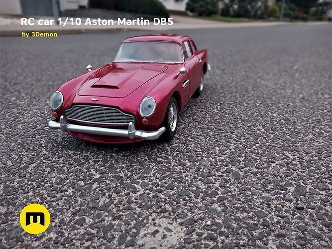 RC model Aston Martin DB5 3D print model