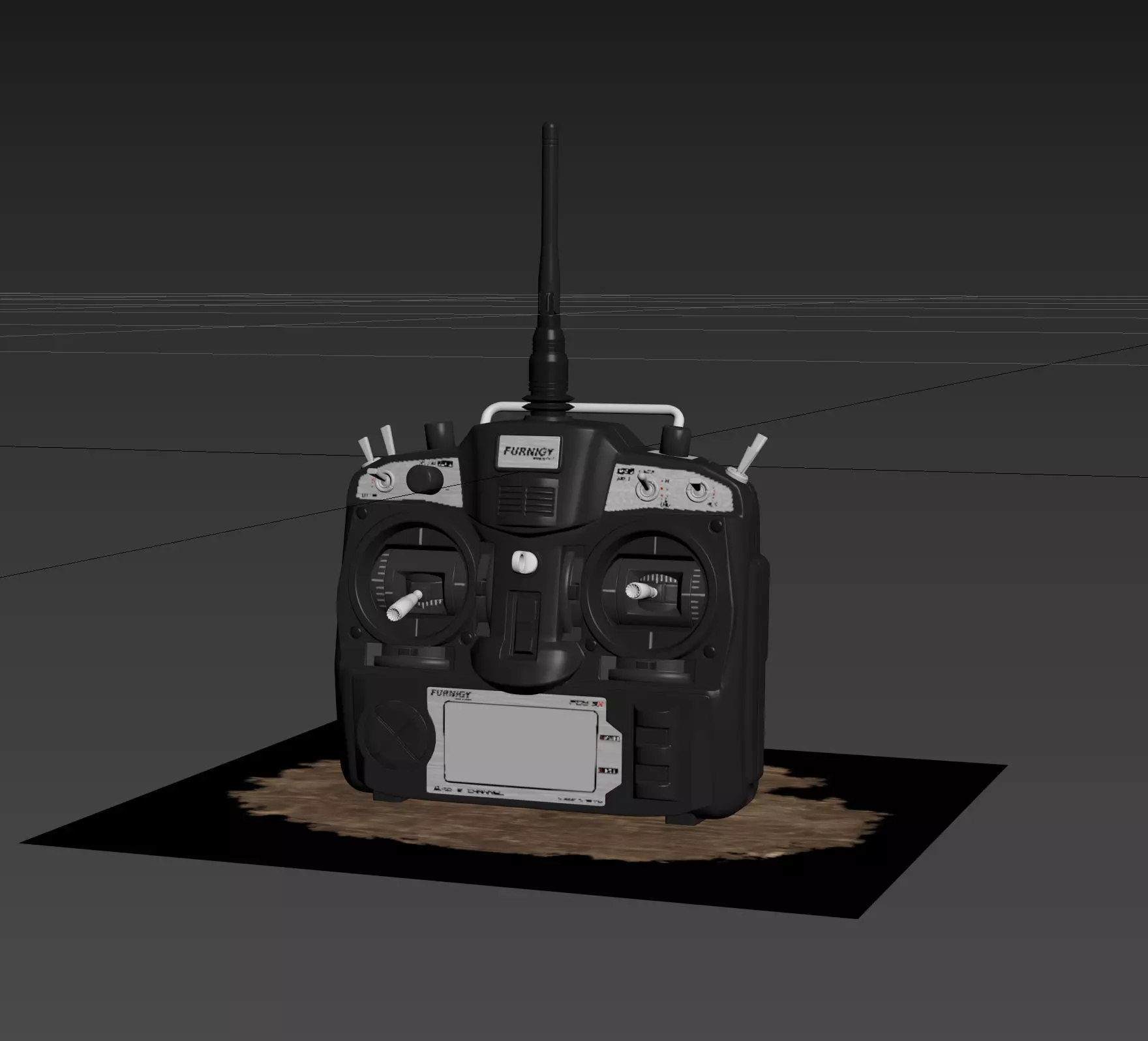 RC - transmitter  3D print model_0