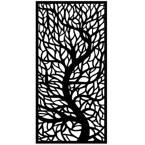 Architectural Decorative Panels Garden screens 3D model_6