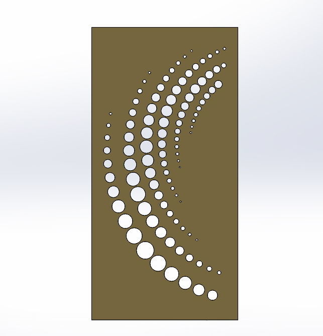 Architectural Decorative Panels Garden screens 3D model_9