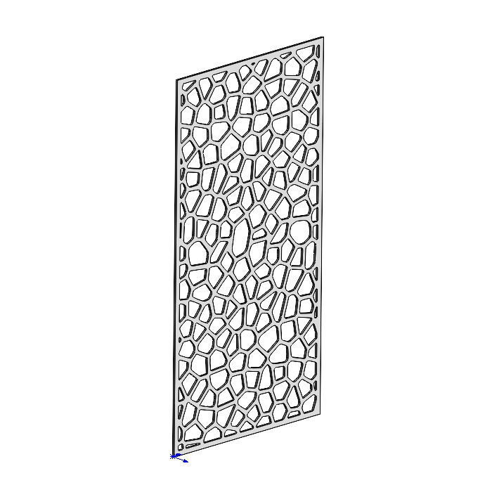 Architectural Decorative Panels Garden screens 3D model_7