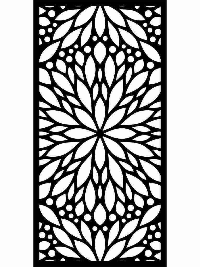 Architectural Decorative Panels Garden screens 3D model_11