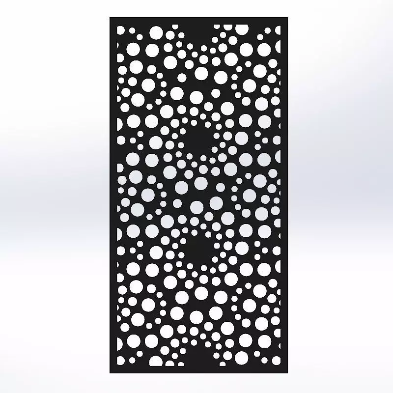 Architectural Decorative Panels Garden screens 3D model_0