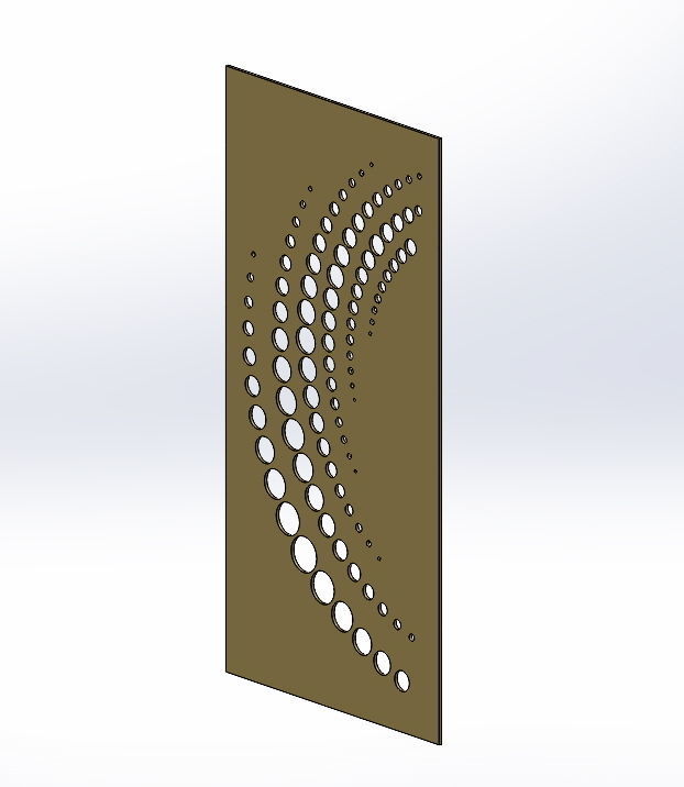 Architectural Decorative Panels Garden screens 3D model_8