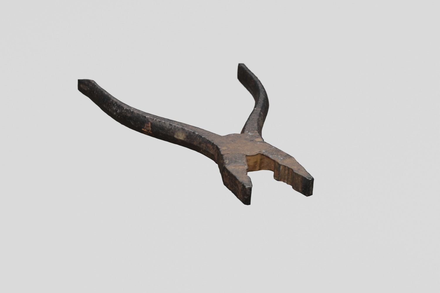 Rusty Tool Pliers 3D scan PBR 4K textures Low-poly 3D model_6
