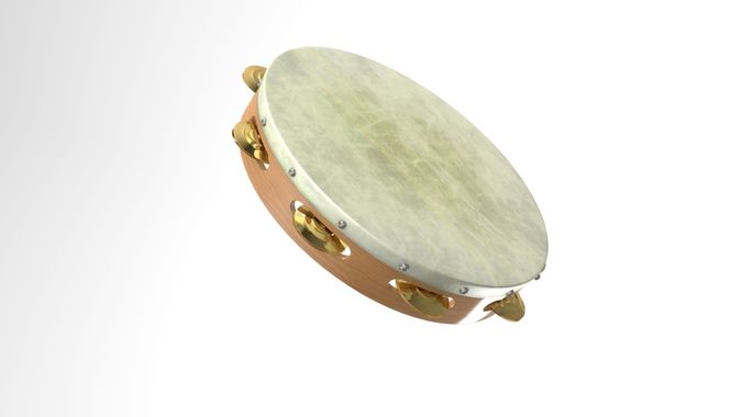 timbrel tambourine 3D model