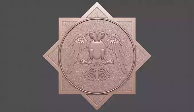 Two Headed Eagle  3D print model