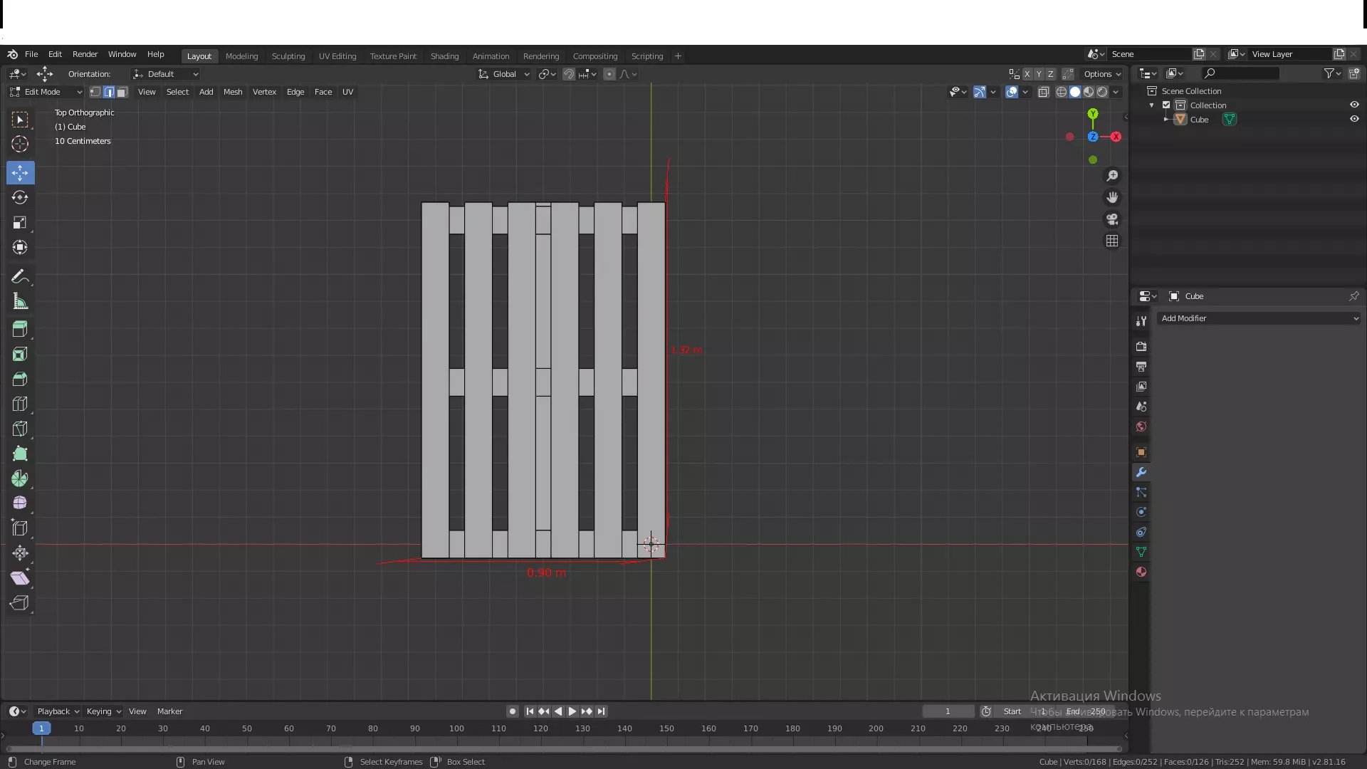 Free simple pallet blend Free 3D model
