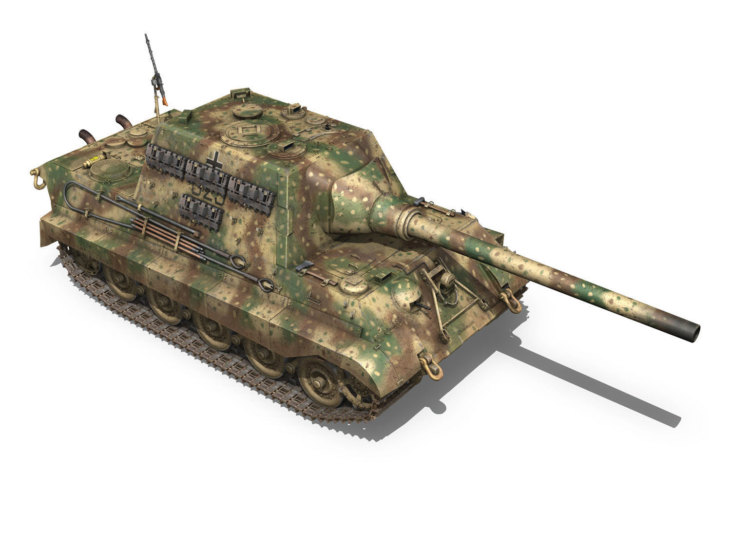 SDKFZ 186 Jagdtiger - 323 3D model_7