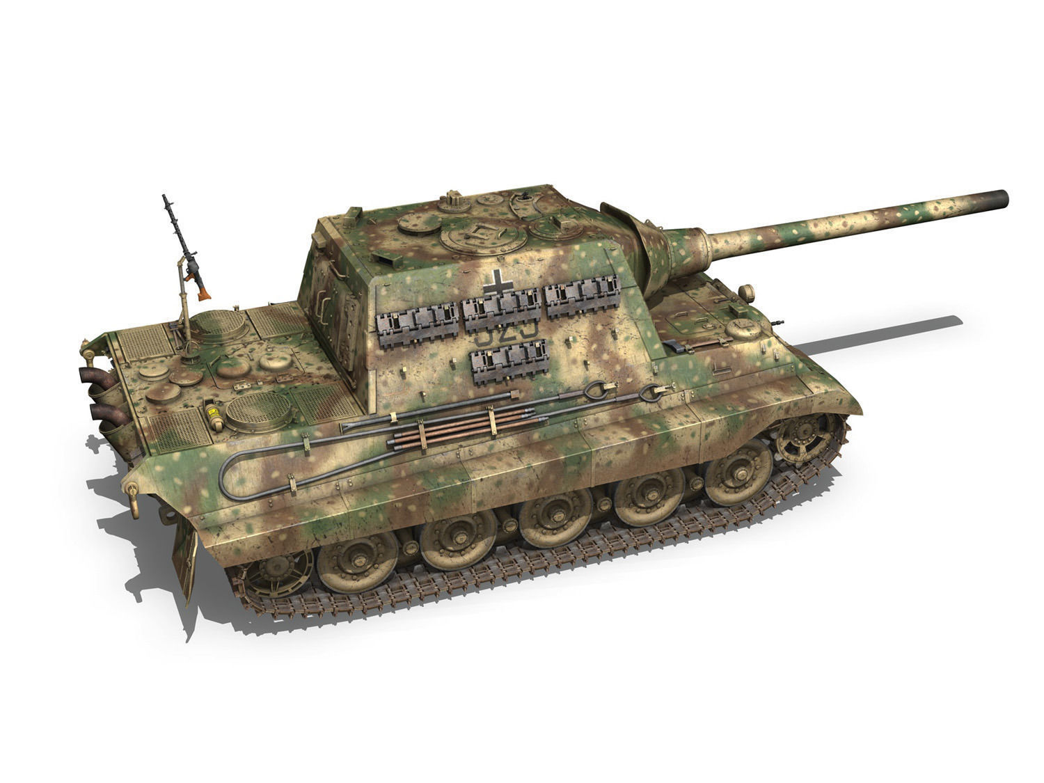 SDKFZ 186 Jagdtiger - 323 3D model_6