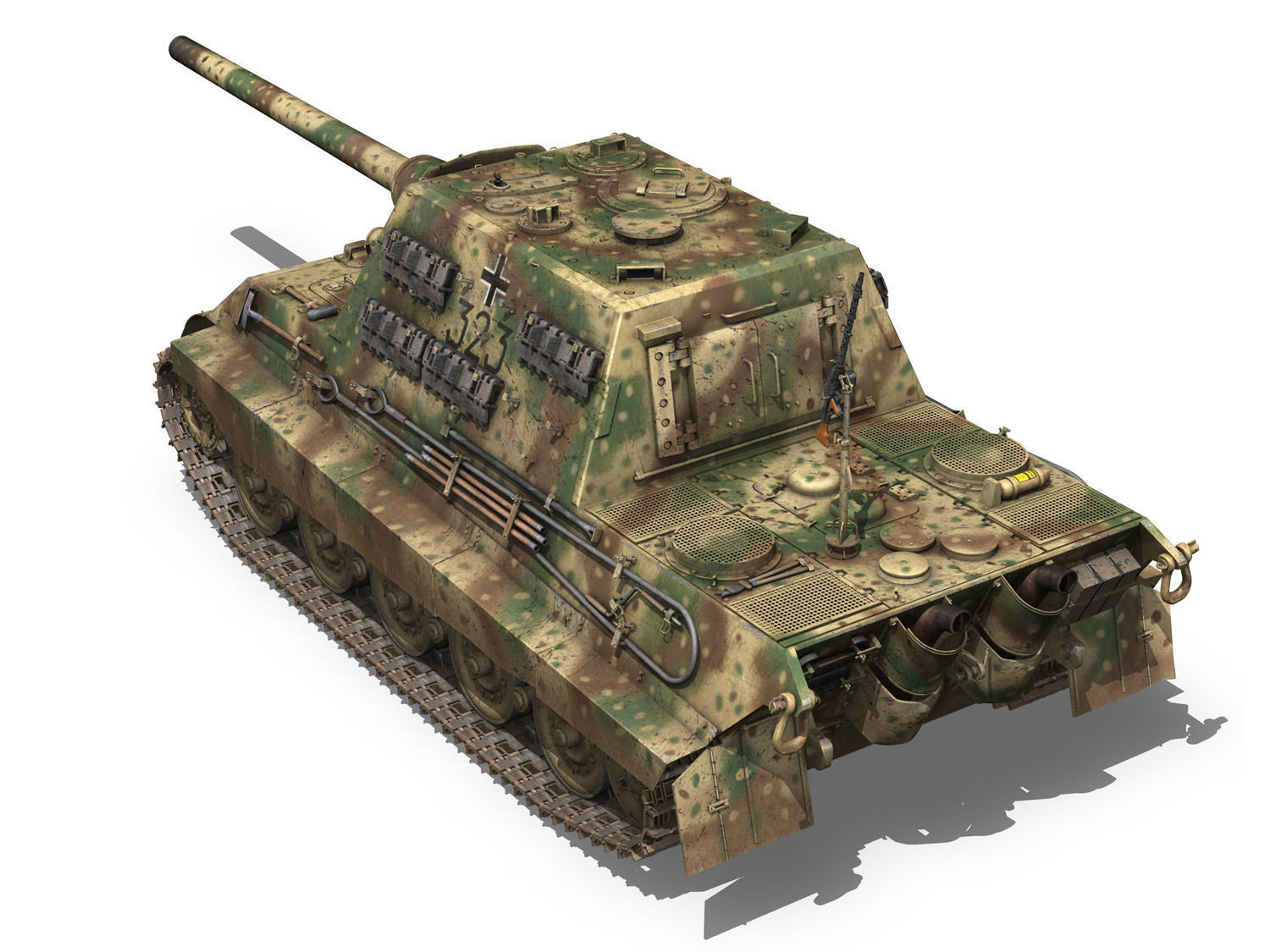 SDKFZ 186 Jagdtiger - 323 3D model_4