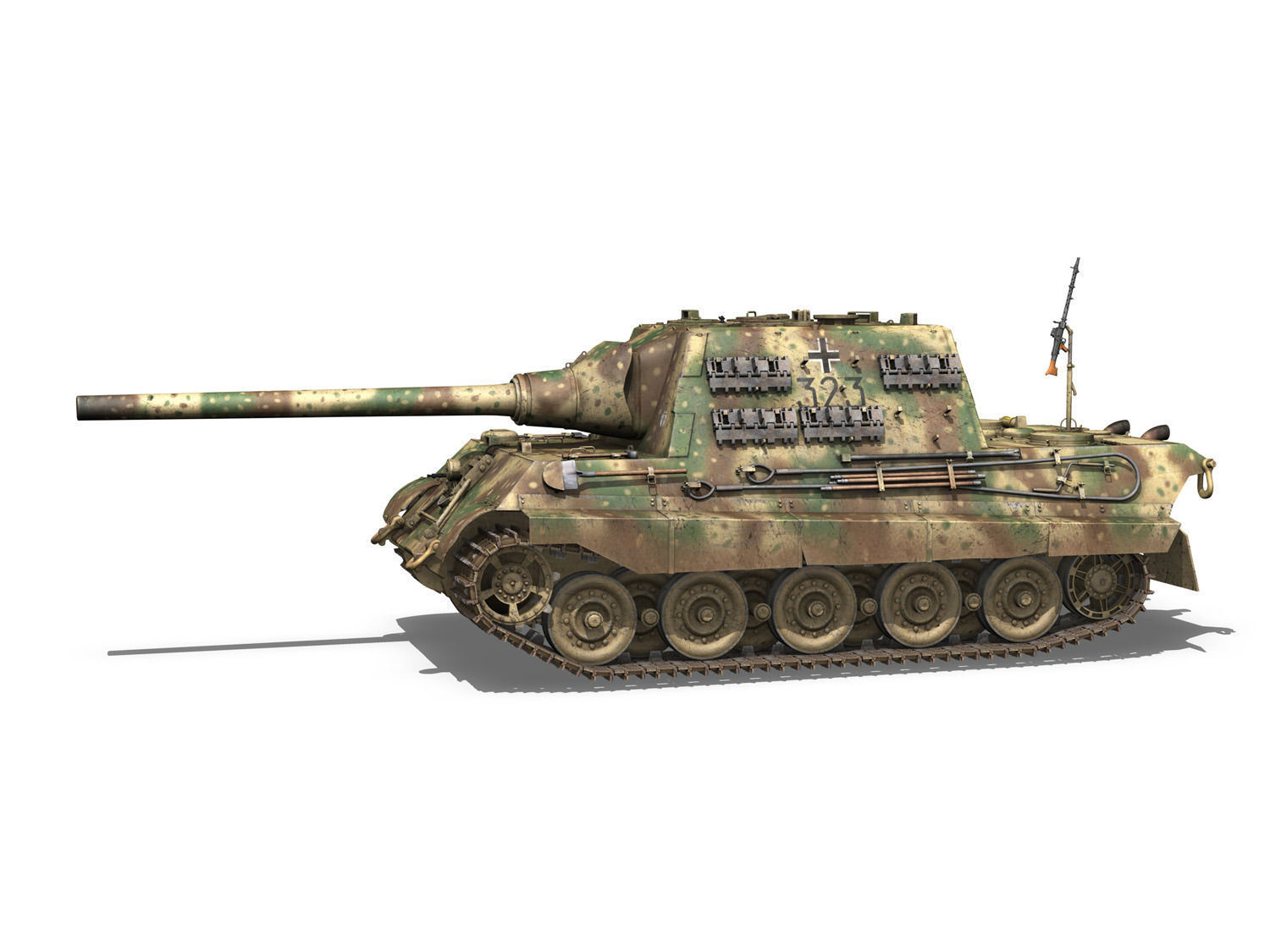 SDKFZ 186 Jagdtiger - 323 3D model_1